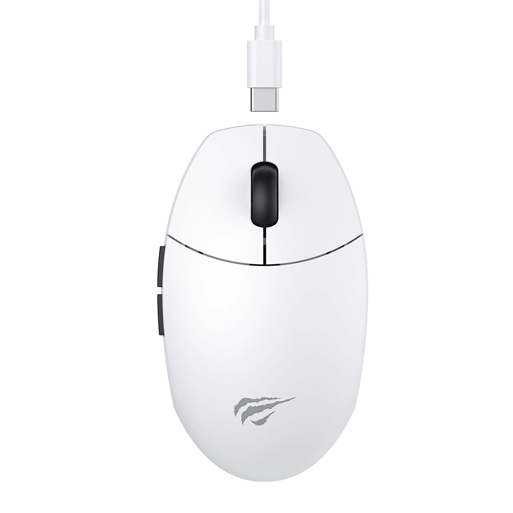 HAVIT MS1039W Wireless Gaming Mouse, 800DPI - 7400DPI, White