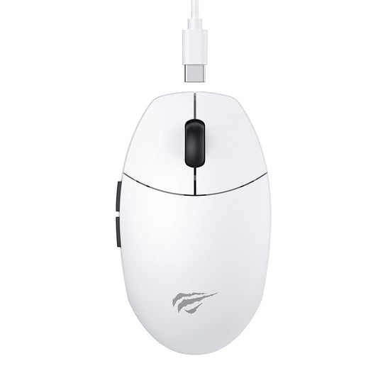 Gaming-Maus Wireless HAVIT MS1039W, 800DPI - 7400DPI, Wi-Fi / Kabelgebunden, Weiß