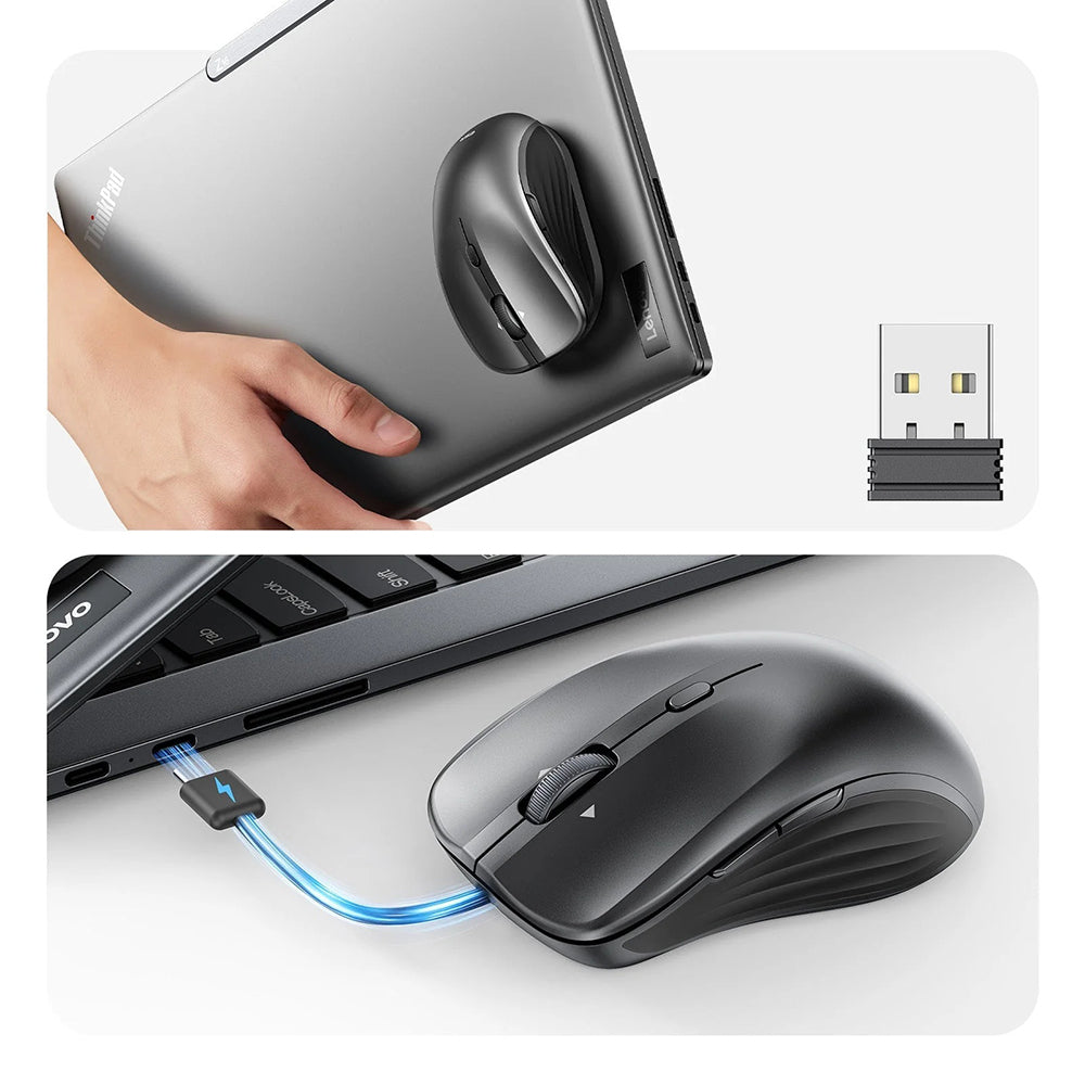 Wireless-Maus ESR MagMouse, 800DPI - 4800DPI, Grau