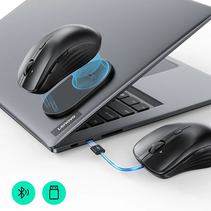Wireless-Maus ESR MagMouse, 800DPI - 4800DPI, BT / Wi-Fi, Schwarz