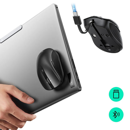 Wireless-Maus ESR MagMouse, 800DPI - 4800DPI, Schwarz