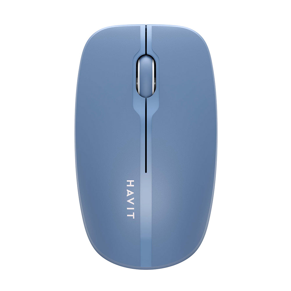Mouse Wireless HAVIT MS53WB, 1600DPI, Blau