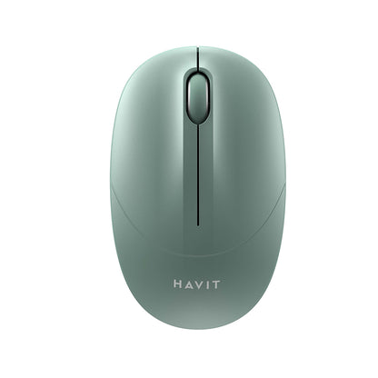 Mouse Wireless HAVIT MS54GT, 1600DPI, Grün