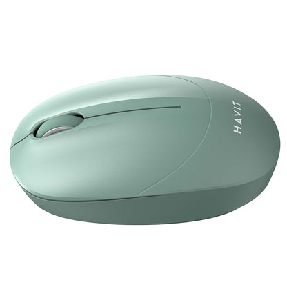 Mouse Wireless HAVIT MS54GT, 1600DPI, Grün