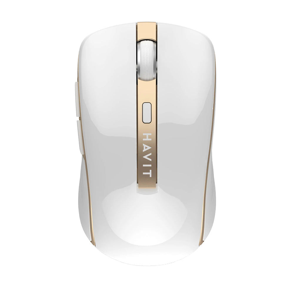 Wireless-Maus HAVIT MS951GT, 1000DPI - 1600DPI, Weiß Gold