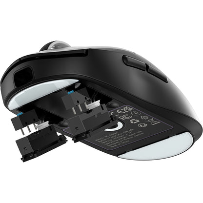 Wireless-Maus Proove RC Raider 8K, 800DPI - 32000DPI, BT / Wi-Fi / Kabelgebunden, Schwarz WMRR00122001