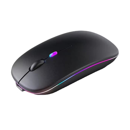 Wireless-Maus Techsuit M1, RGB, 1600DPI, Schwarz