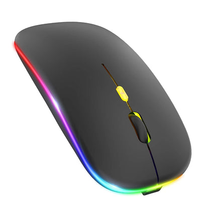 Wireless-Maus Techsuit M1, RGB, 1600DPI, Schwarz