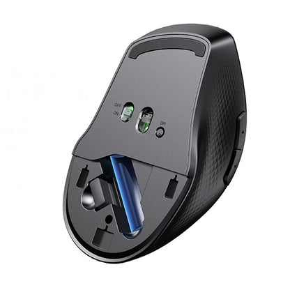 Wireless-Maus UGREEN MU101, 4000DPI, BT / Wi-Fi, Blau