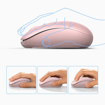 UGREEN MU105 Wireless Mouse, 2400DPI, Pink