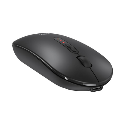 Kabellose Maus XO Design M13 Silent Tri-Modus, 1600DPI, BT / Wi-Fi, Schwarz