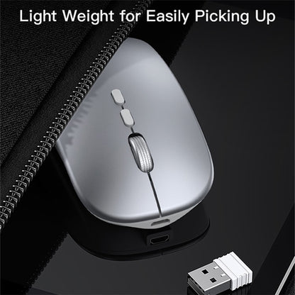 Wireless-Maus Yesido KB15, 800DPI - 1600DPI, Silber