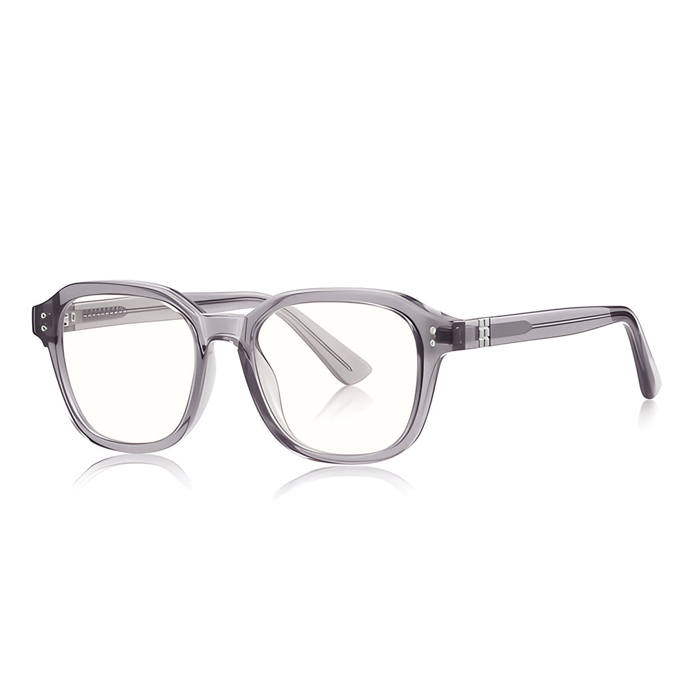 Computerbrille für Männer Techsuit 2227, Anti-Blue Light, Grau