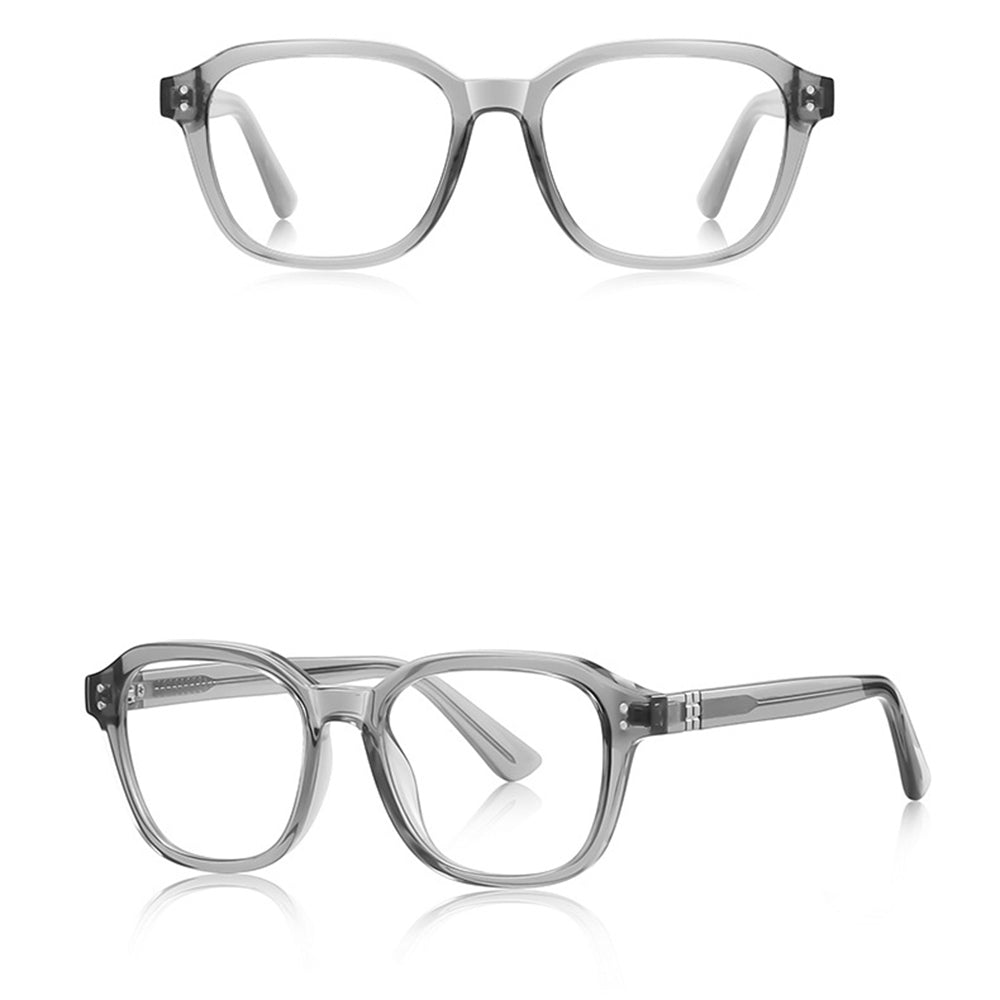Computerbrille für Männer Techsuit 2227, Anti-Blue Light, Grau