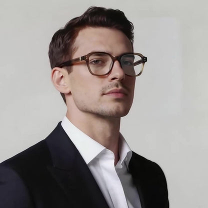 Computerbrille für Männer Techsuit 2227, Anti-Blue Light, Grau