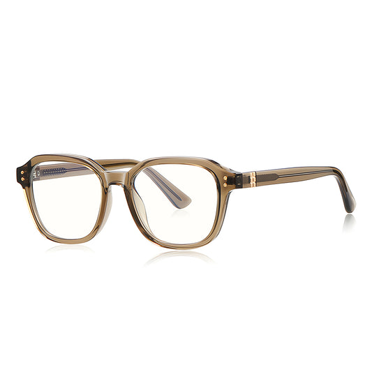 Computerbrille für Männer Techsuit 2227, Anti-Blue Light, Hellbraun