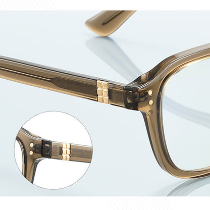 Computerbrille für Männer Techsuit 2227, Anti-Blue Light, Hellbraun