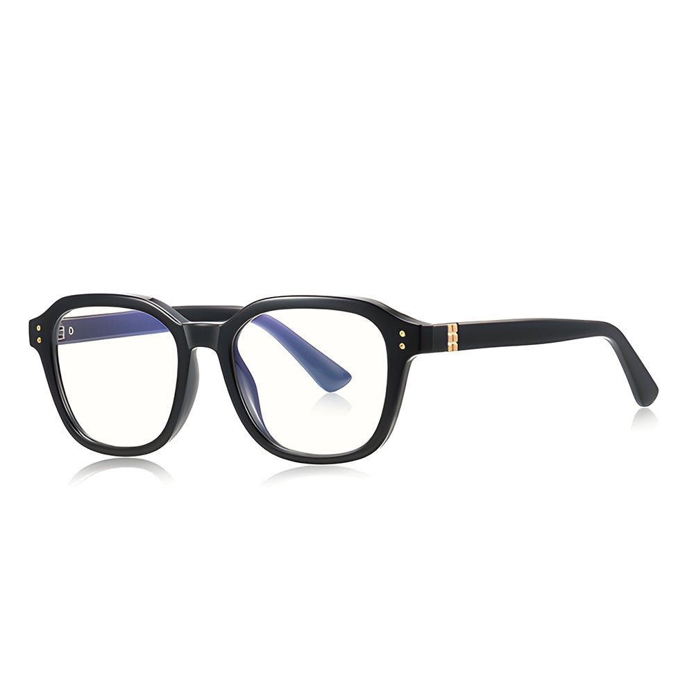 Techsuit 2227 Men's Computer Glasses, Anti-Blue Light, Black