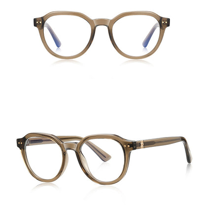 Computerbrille für Männer Techsuit 2228, Anti-Blue Light, Hellbraun