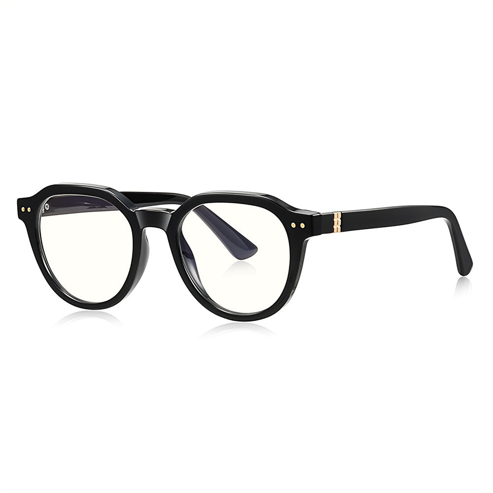 Computerbrille für Männer Techsuit 2228, Anti-Blue Light, Schwarz