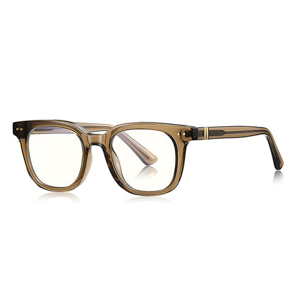 Computerbrille für Männer Techsuit 2229, Anti-Blue Light, Hellbraun