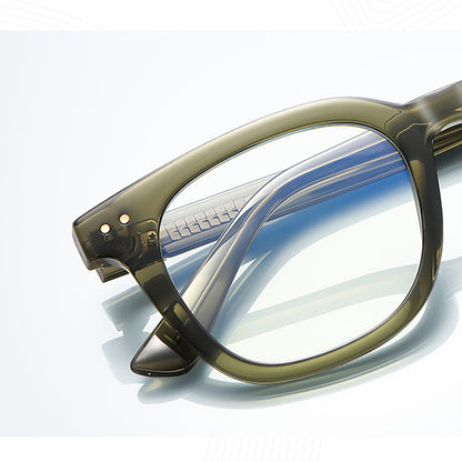 Computerbrille für Männer Techsuit 2229, Anti-Blue Light, Hellbraun