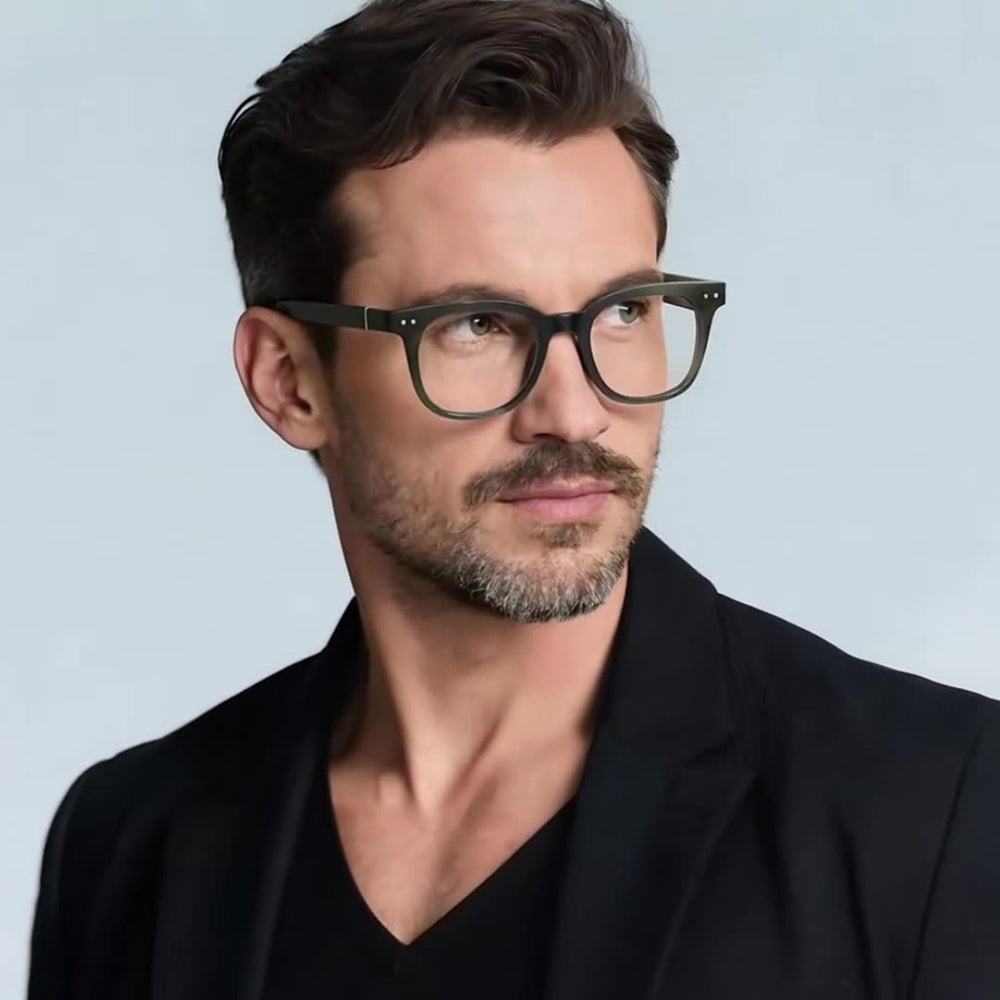 Computerbrille für Männer Techsuit 2229, Anti-Blue Light, Hellbraun
