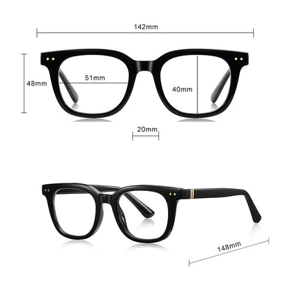Computerbrille für Männer Techsuit 2229, Anti-Blue Light, Hellbraun
