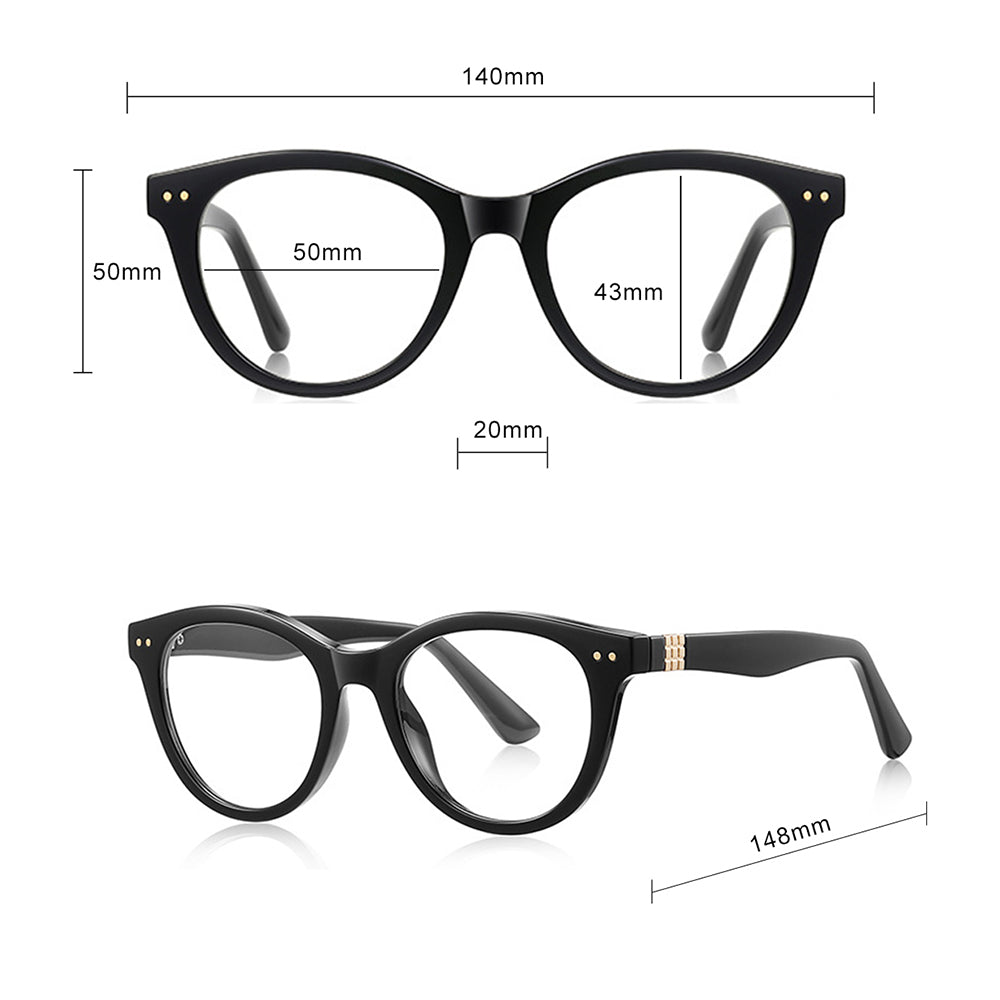 Computerbrille für Männer Techsuit 2231, Anti-Blue Light, Hellbraun