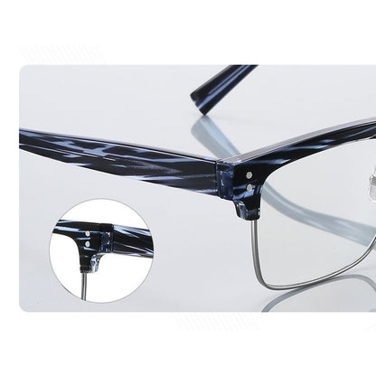 Damen-Computergläser Techsuit 2205, Anti-Blaues Licht, Schwarz Silber
