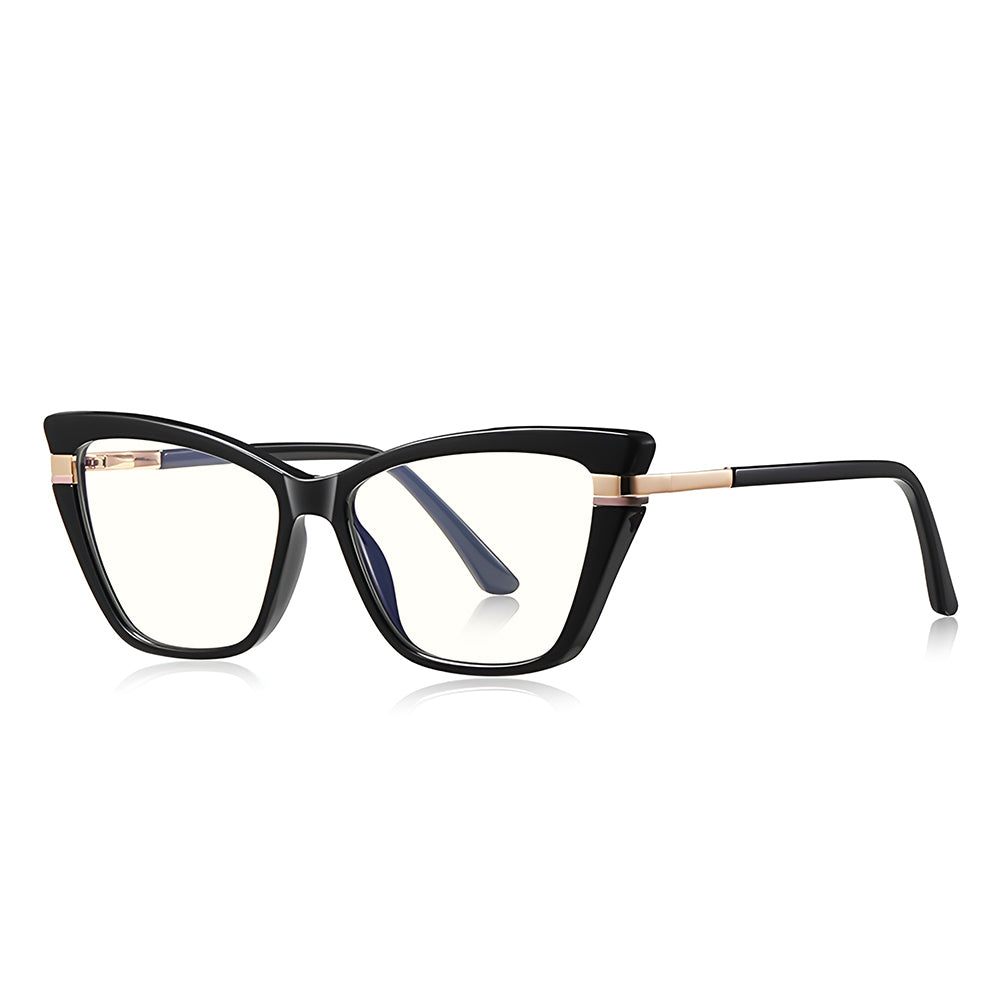 Damen Computerbrille Techsuit 2271, Anti-Blue Light, Schwarz