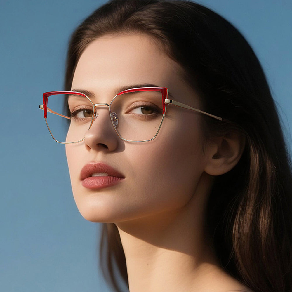 Damen Computerbrille Techsuit 3156, Anti-Blue Light, Roségold