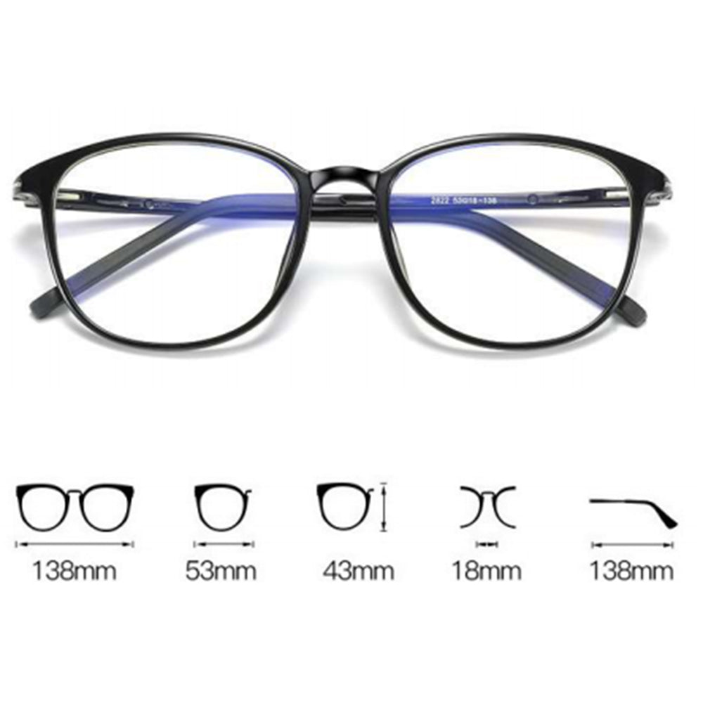 Damen-Computerglas Techsuit F2822, Anti-Blaues Licht, Lila