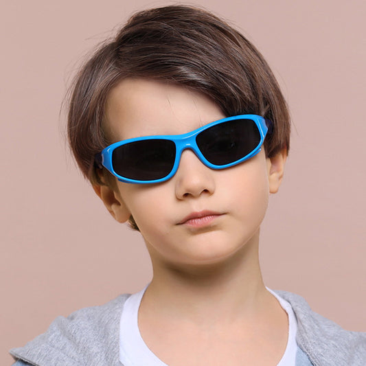 Sport-Sonnenbrille für Kinder Techsuit 816-C13, polarisiert, schwarz