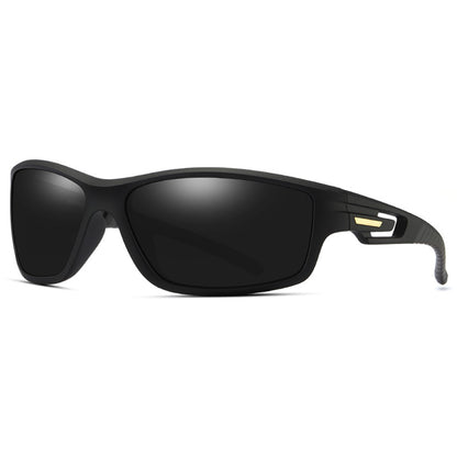 Unisex Fahrradbrille Techsuit 201910, polarisiert, schwarz