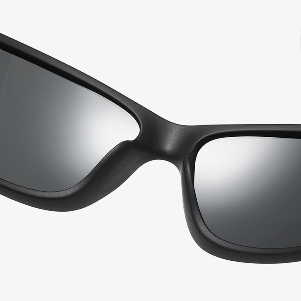 Unisex Fahrradbrille Techsuit 201910, polarisiert, schwarz