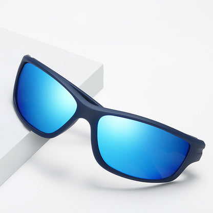 Unisex Fahrradbrille Techsuit 201910, polarisiert, schwarz