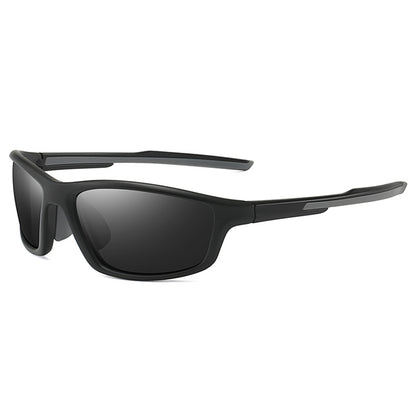 Unisex Fahrradbrille Techsuit 3047, UV-Schutz, Schwarz