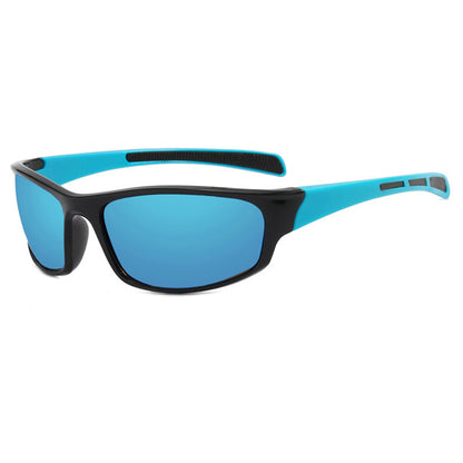 Unisex Fahrradbrille Techsuit 9937, Schwarz Blau