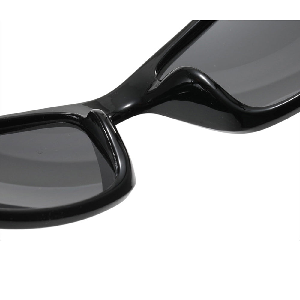 Unisex Fahrradbrille Techsuit 9937, Schwarz Grün
