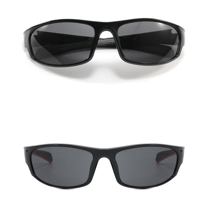 Unisex Fahrradbrille Techsuit 9937, Schwarz Grün