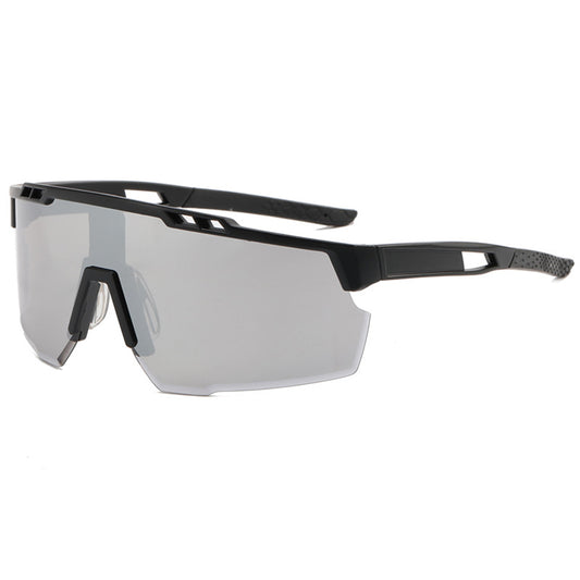 Unisex Fahrradbrille Techsuit 9963, Schwarz Grau