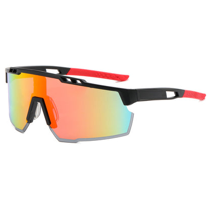 Unisex Techsuit 9963 Fahrradbrille, Schwarz Orange