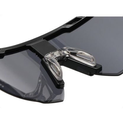 Unisex Techsuit 9963 Fahrradbrille, Schwarz Orange