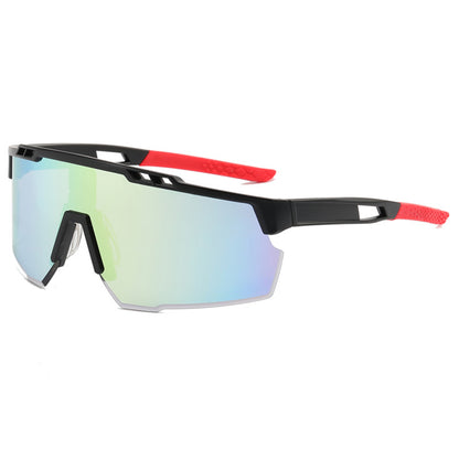 Unisex Fahrradbrille Techsuit 9963, Schwarz Violett