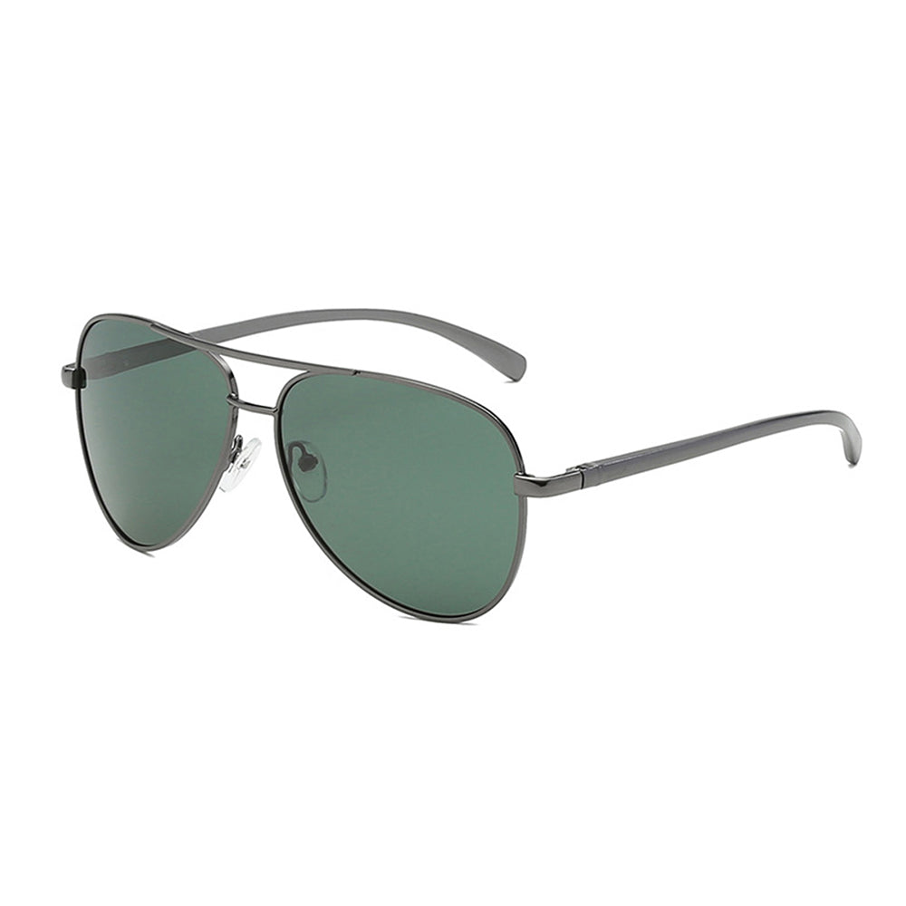Herren-Sonnenbrille Techsuit 2150, polarisiert, UV-Schutz, Grau Grün