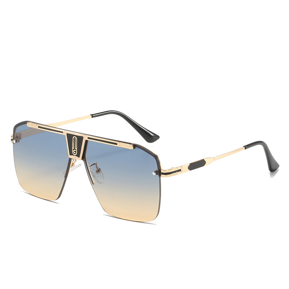 Herren-Sonnenbrille Techsuit 2576, Gold Grün Braun