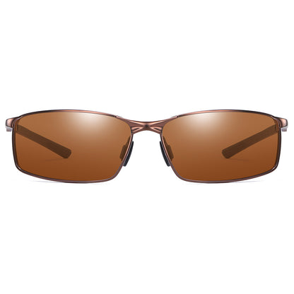 Herren-Sonnenbrille Techsuit 559, polarisiert, UV-Schutz, braun