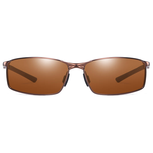 Herren-Sonnenbrille Techsuit 559, polarisiert, UV-Schutz, braun