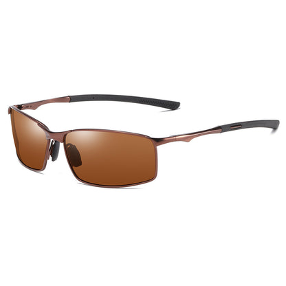Herren-Sonnenbrille Techsuit 559, polarisiert, UV-Schutz, braun
